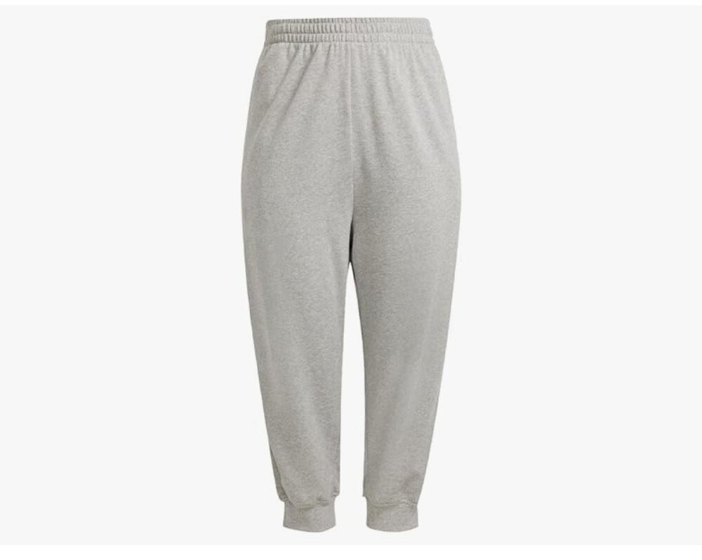 Adidas Essentials Animal Print 3 Stripes 7/8 Leggings Women Plus Size 1X Grey